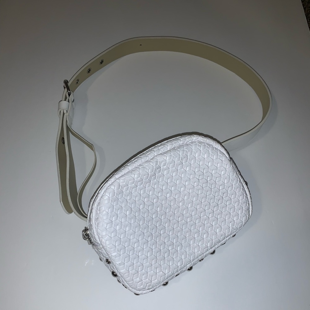White Free Press Fanny Pack !!